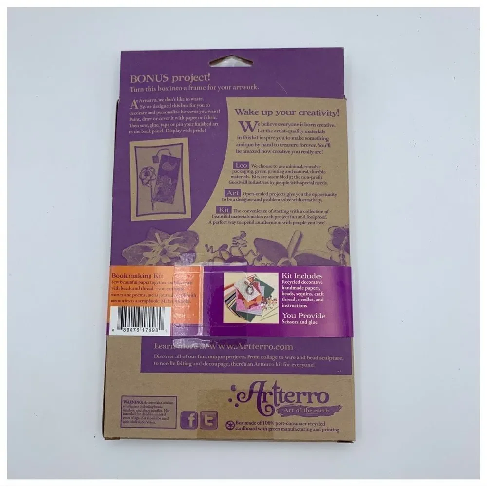 Set‎ of 3 Artterro Eco Art Kits NWT
